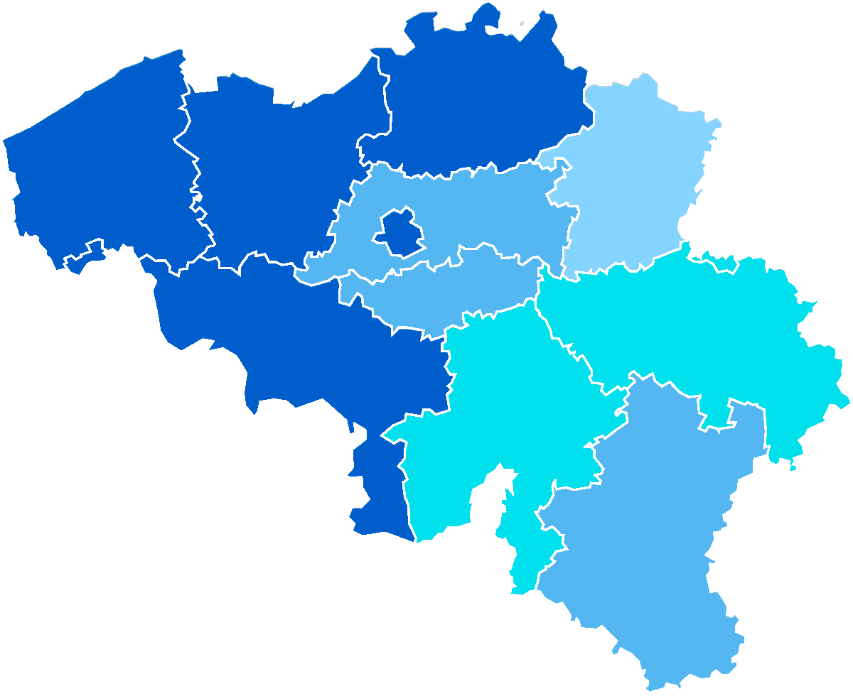 Carte calcaire et dureté de l'eau dans la région de Bruxelles